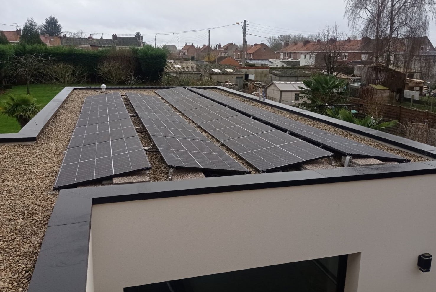 Installation photovoltaïque à Marquillies