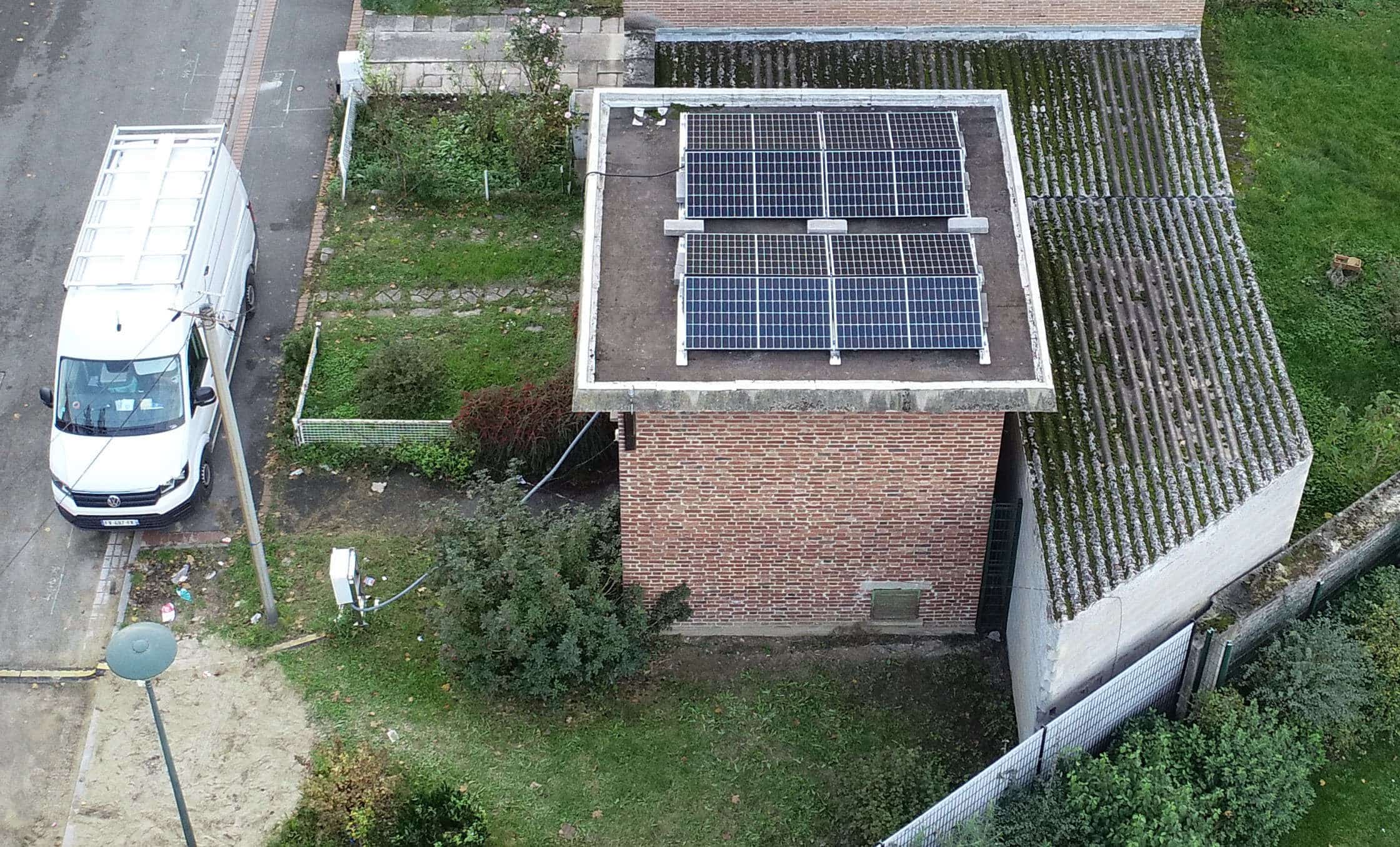 Installation de panneaux solaires à Loos