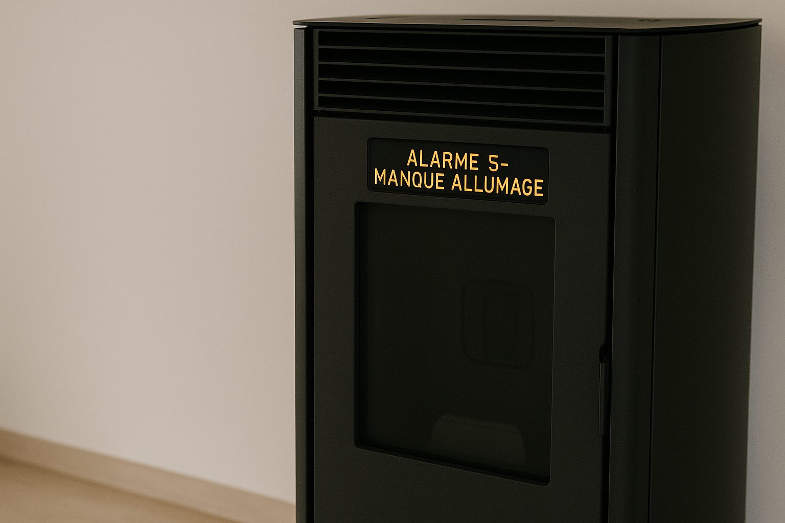 Poêle à granulé alarme 5 - manque allumage comment résoudre