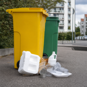 Peut-on mettre du polystyrène dans la poubelle jaune​ ?
